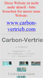 Mobile Screenshot of carbon-vertrieb.de